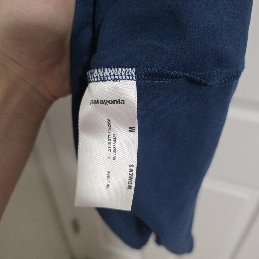 Women's Medium Blue Patagonia Halter Dress - Picture 4 of 4